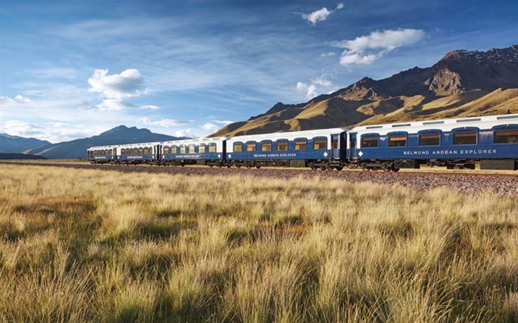 Αυτό είναι το πιο πολυτελές τρένο στον πλανήτη Φωτογραφικό υλικό από το Belmond Andean Explorer που βρέθηκε στην κορυφή του κόσμου